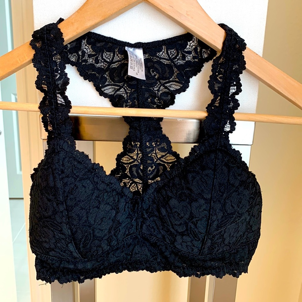 Target Black Bralette Size S